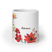 Adriana Exclusive Name Art Piece Home Office Work Coffee Mug Mexican Spanish Pride Gift Cup One-Of-A-Kind Calligraphy White Glossy Mug | A10 Mexicada