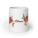 Adriana Exclusive Name Art Piece Home Office Work Coffee Mug Mexican Spanish Pride Gift Cup One-Of-A-Kind Calligraphy White Glossy Mug | A18 Mexicada