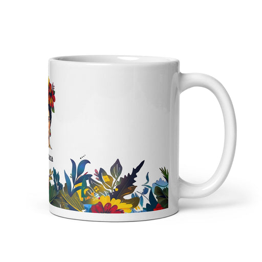 Adriana Exclusive Name Art Piece Home Office Work Coffee Mug Mexican Spanish Pride Gift Cup One-Of-A-Kind Calligraphy White Glossy Mug | A22 Mexicada 11 oz