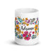 Adriana Exclusive Name Art Piece Home Office Work Coffee Mug Mexican Spanish Pride Gift Cup One-Of-A-Kind Calligraphy White Glossy Mug | A25 Mexicada