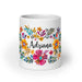 Adriana Exclusive Name Art Piece Home Office Work Coffee Mug Mexican Spanish Pride Gift Cup One-Of-A-Kind Calligraphy White Glossy Mug | A25 Mexicada