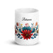 Adriana Exclusive Name Art Piece Home Office Work Coffee Mug Mexican Spanish Pride Gift Cup One - Of - A - Kind Calligraphy White Glossy Mug | A26 - Mexicada