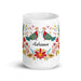 Adriana Exclusive Name Art Piece Home Office Work Coffee Mug Mexican Spanish Pride Gift Cup One - Of - A - Kind Calligraphy White Glossy Mug | A3 - Mexicada