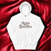 Agua Bendita Exclusive Art Piece Home Office Work Mexican Spanish Pride Gift One-Of-A-Kind Unisex Hoodie | A31 Mexicada White / S