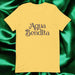 Agua Bendita Exclusive Art Piece Home Office Work Mexican Spanish Pride Gift One-Of-A-Kind Unisex T-Shirt | A31 Mexicada Yellow / S