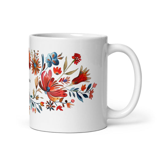 Agustín Exclusive Name Art Piece Home Office Work Coffee Mug Mexican Spanish Pride Gift Cup One-Of-A-Kind Calligraphy White Glossy Mug | A19 Mexicada 11 oz