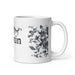 Agustín Exclusive Name Art Piece Home Office Work Coffee Mug Mexican Spanish Pride Gift Cup One - Of - A - Kind Calligraphy White Glossy Mug | A6 - Mexicada