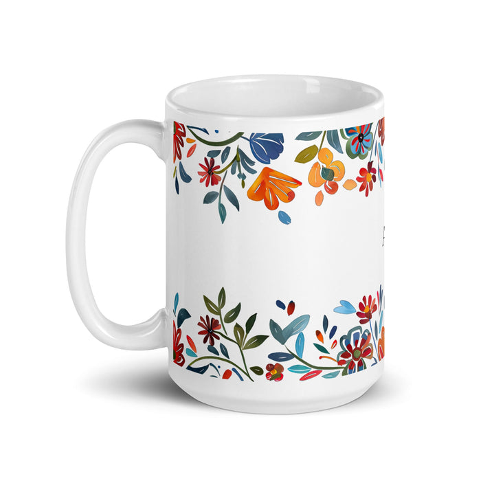 Aída Exclusive Name Art Piece Home Office Work Coffee Mug Mexican Spanish Pride Gift Cup One - Of - A - Kind Calligraphy White Glossy Mug | A7 - Mexicada