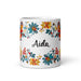 Aída Exclusive Name Art Piece Home Office Work Coffee Mug Mexican Spanish Pride Gift Cup One - Of - A - Kind Calligraphy White Glossy Mug | A9 - Mexicada