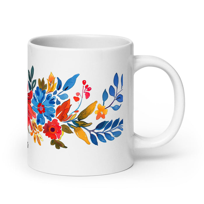 Aiden Exclusive Name Art Piece Home Office Work Coffee Mug Mexican Spanish Pride Gift Cup One-Of-A-Kind Calligraphy White Glossy Mug | A12 Mexicada 20 oz