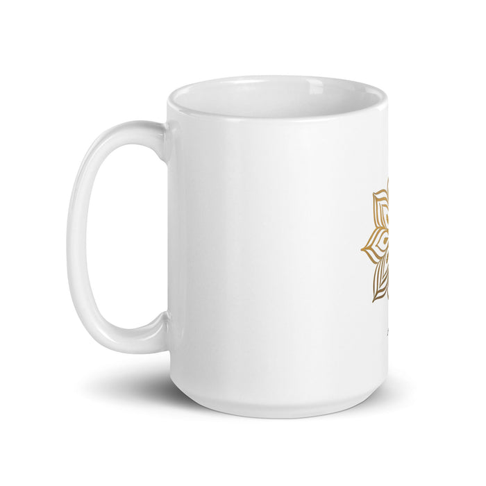 Aiden Exclusive Name Art Piece Home Office Work Coffee Mug Mexican Spanish Pride Gift Cup One-Of-A-Kind Calligraphy White Glossy Mug | A7 Mexicada