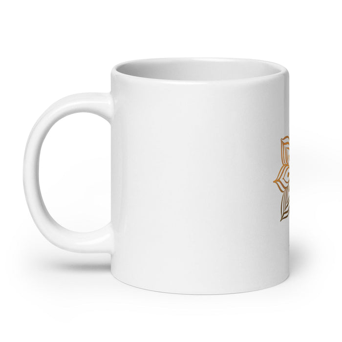 Aiden Exclusive Name Art Piece Home Office Work Coffee Mug Mexican Spanish Pride Gift Cup One-Of-A-Kind Calligraphy White Glossy Mug | A7 Mexicada