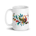 Ailén Exclusive Name Art Piece Home Office Work Coffee Mug Mexican Spanish Pride Gift Cup One - Of - A - Kind Calligraphy White Glossy Mug | A14 - Mexicada