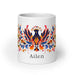 Ailén Exclusive Name Art Piece Home Office Work Coffee Mug Mexican Spanish Pride Gift Cup One - Of - A - Kind Calligraphy White Glossy Mug | A2 - Mexicada