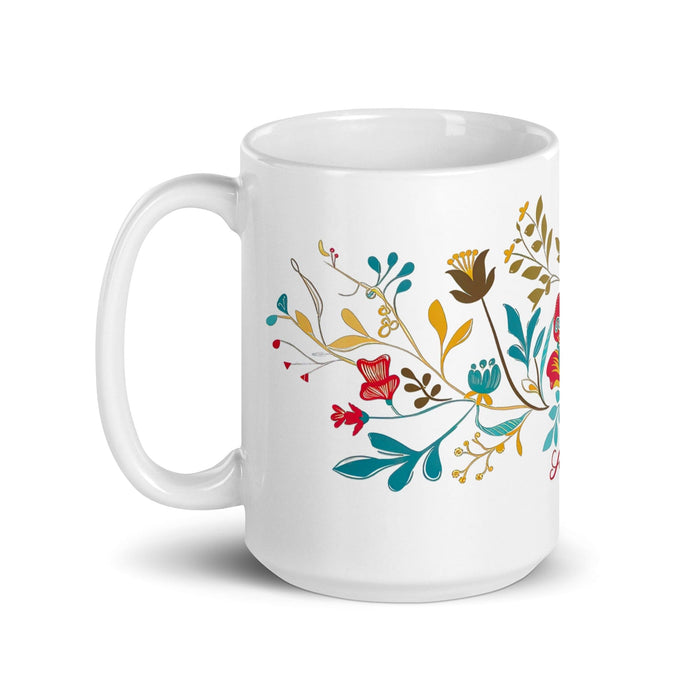 Ailyn Exclusive Name Art Piece Home Office Work Coffee Mug Mexican Spanish Pride Gift Cup One-Of-A-Kind Calligraphy White Glossy Mug | A3 Mexicada