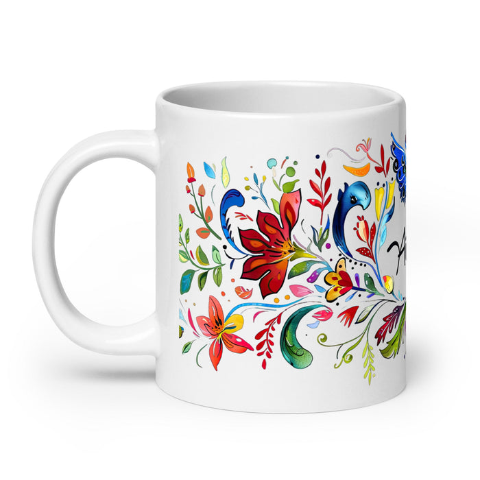 Ailyn Exclusive Name Art Piece Home Office Work Coffee Mug Mexican Spanish Pride Gift Cup One - Of - A - Kind Calligraphy White Glossy Mug | A4 - Mexicada