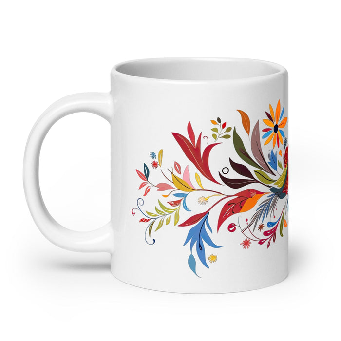 Ailyn Exclusive Name Art Piece Home Office Work Coffee Mug Mexican Spanish Pride Gift Cup One-Of-A-Kind Calligraphy White Glossy Mug | A7 Mexicada