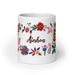 Ainhoa Exclusive Name Art Piece Home Office Work Coffee Mug Mexican Spanish Pride Gift Cup One - Of - A - Kind Calligraphy White Glossy Mug | A15 - Mexicada