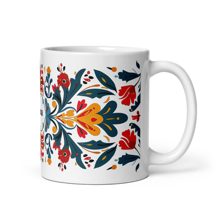 Aitana Exclusive Name Art Piece Home Office Work Coffee Mug Mexican Spanish Pride Gift Cup One - Of - A - Kind Calligraphy White Glossy Mug | A12 - Mexicada