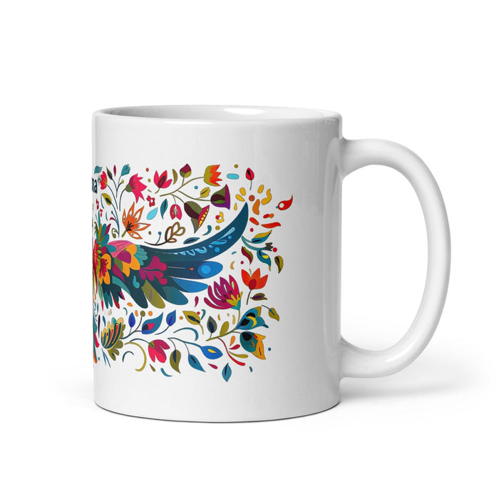 Aitana Exclusive Name Art Piece Home Office Work Coffee Mug Mexican Spanish Pride Gift Cup One-Of-A-Kind Calligraphy White Glossy Mug | A20 Mexicada 11 oz