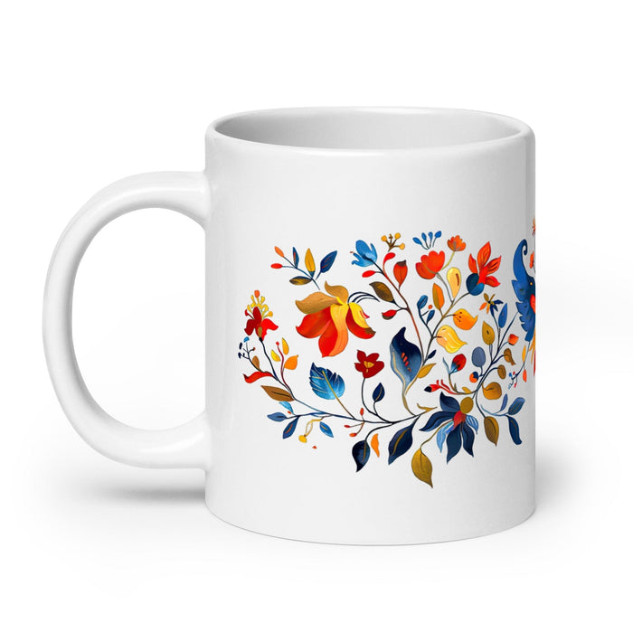 Aitana Exclusive Name Art Piece Home Office Work Coffee Mug Mexican Spanish Pride Gift Cup One-Of-A-Kind Calligraphy White Glossy Mug | A26 Mexicada