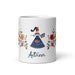 Aitana Exclusive Name Art Piece Home Office Work Coffee Mug Mexican Spanish Pride Gift Cup One - Of - A - Kind Calligraphy White Glossy Mug | A27 - Mexicada