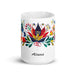 Aitana Exclusive Name Art Piece Home Office Work Coffee Mug Mexican Spanish Pride Gift Cup One - Of - A - Kind Calligraphy White Glossy Mug | A3 - Mexicada