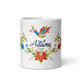 Aitana Exclusive Name Art Piece Home Office Work Coffee Mug Mexican Spanish Pride Gift Cup One - Of - A - Kind Calligraphy White Glossy Mug | A31 - Mexicada