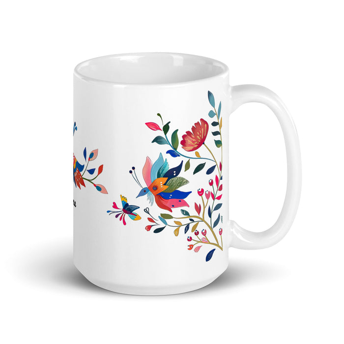 Aitana Exclusive Name Art Piece Home Office Work Coffee Mug Mexican Spanish Pride Gift Cup One - Of - A - Kind Calligraphy White Glossy Mug | A32 - Mexicada