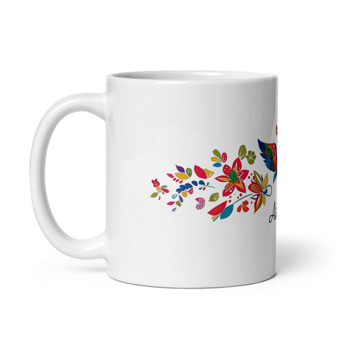 Aitana Exclusive Name Art Piece Home Office Work Coffee Mug Mexican Spanish Pride Gift Cup One-Of-A-Kind Calligraphy White Glossy Mug | A33 Mexicada