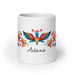 Aitana Exclusive Name Art Piece Home Office Work Coffee Mug Mexican Spanish Pride Gift Cup One-Of-A-Kind Calligraphy White Glossy Mug | A33 Mexicada