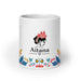 Aitana Exclusive Name Art Piece Home Office Work Coffee Mug Mexican Spanish Pride Gift Cup One - Of - A - Kind Calligraphy White Glossy Mug | A34 - Mexicada