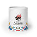 Aitana Exclusive Name Art Piece Home Office Work Coffee Mug Mexican Spanish Pride Gift Cup One-Of-A-Kind Calligraphy White Glossy Mug | A34 Mexicada