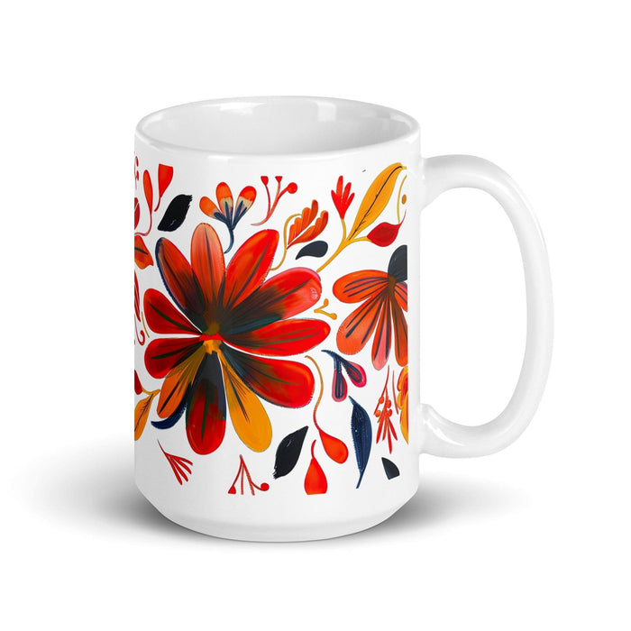 Aitana Exclusive Name Art Piece Home Office Work Coffee Mug Mexican Spanish Pride Gift Cup One-Of-A-Kind Calligraphy White Glossy Mug | A37 Mexicada 15 oz