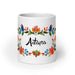 Aitana Exclusive Name Art Piece Home Office Work Coffee Mug Mexican Spanish Pride Gift Cup One - Of - A - Kind Calligraphy White Glossy Mug | A40 - Mexicada