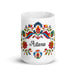 Aitana Exclusive Name Art Piece Home Office Work Coffee Mug Mexican Spanish Pride Gift Cup One-Of-A-Kind Calligraphy White Glossy Mug | A6 Mexicada