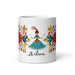 Aitana Exclusive Name Art Piece Home Office Work Coffee Mug Mexican Spanish Pride Gift Cup One - Of - A - Kind Calligraphy White Glossy Mug | A8 - Mexicada