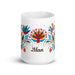 Alan Exclusive Name Art Piece Home Office Work Coffee Mug Mexican Spanish Pride Gift Cup One - Of - A - Kind Calligraphy White Glossy Mug | A4 - Mexicada