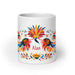 Alan Exclusive Name Art Piece Home Office Work Coffee Mug Mexican Spanish Pride Gift Cup One - Of - A - Kind Calligraphy White Glossy Mug | A7 - Mexicada