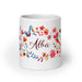 Alba Exclusive Name Art Piece Home Office Work Coffee Mug Mexican Spanish Pride Gift Cup One-Of-A-Kind Calligraphy White Glossy Mug | A12 Mexicada