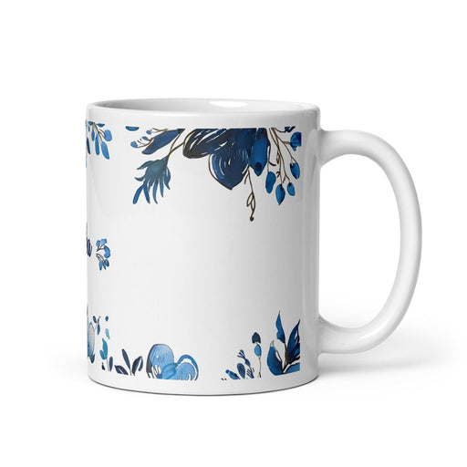Alba Exclusive Name Art Piece Home Office Work Coffee Mug Mexican Spanish Pride Gift Cup One-Of-A-Kind Calligraphy White Glossy Mug | A13 Mexicada 11 oz