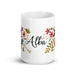 Alba Exclusive Name Art Piece Home Office Work Coffee Mug Mexican Spanish Pride Gift Cup One-Of-A-Kind Calligraphy White Glossy Mug | A5 Mexicada