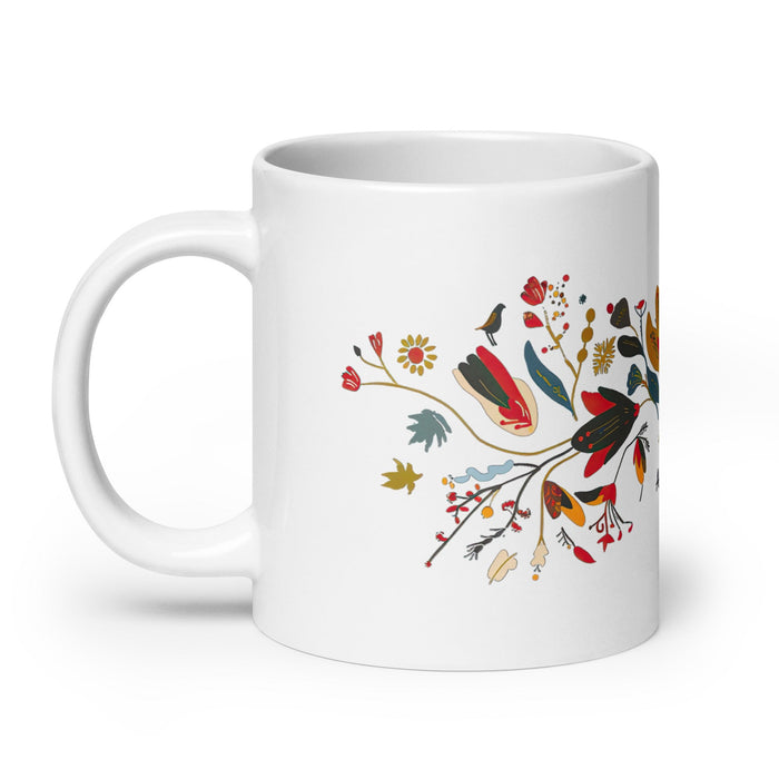 Alejandro Exclusive Name Art Piece Home Office Work Coffee Mug Mexican Spanish Pride Gift Cup One - Of - A - Kind Calligraphy White Glossy Mug | A1 - Mexicada