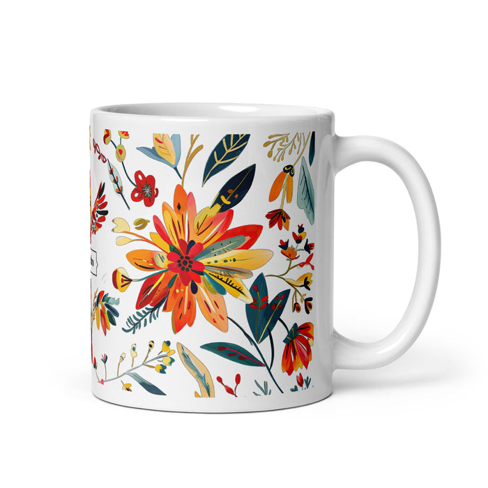 Alejandro Exclusive Name Art Piece Home Office Work Coffee Mug Mexican Spanish Pride Gift Cup One - Of - A - Kind Calligraphy White Glossy Mug | A9 - Mexicada