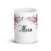 Alexa Exclusive Name Art Piece Home Office Work Coffee Mug Mexican Spanish Pride Gift Cup One - Of - A - Kind Calligraphy White Glossy Mug | A18 - Mexicada