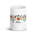 Alexa Exclusive Name Art Piece Home Office Work Coffee Mug Mexican Spanish Pride Gift Cup One-Of-A-Kind Calligraphy White Glossy Mug | A2 Mexicada