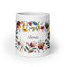 Alexis Exclusive Name Art Piece Home Office Work Coffee Mug Mexican Spanish Pride Gift Cup One-Of-A-Kind Calligraphy White Glossy Mug | A2 Mexicada