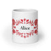 Alice Exclusive Name Art Piece Home Office Work Coffee Mug Mexican Spanish Pride Gift Cup One-Of-A-Kind Calligraphy White Glossy Mug | A1 Mexicada