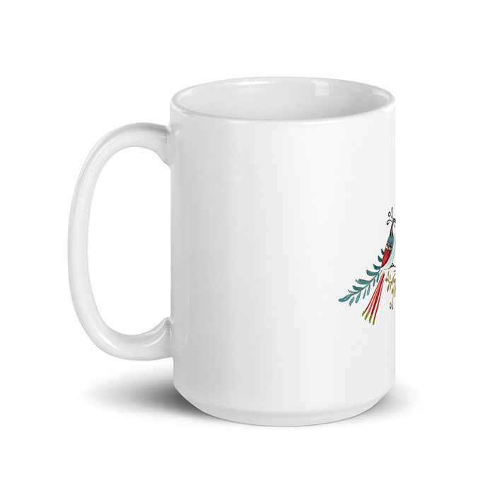 Alicia Exclusive Name Art Piece Home Office Work Coffee Mug Mexican Spanish Pride Gift Cup One - Of - A - Kind Calligraphy White Glossy Mug | A9 - Mexicada