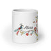 Alicia Exclusive Name Art Piece Home Office Work Coffee Mug Mexican Spanish Pride Gift Cup One-Of-A-Kind Calligraphy White Glossy Mug | A9 Mexicada